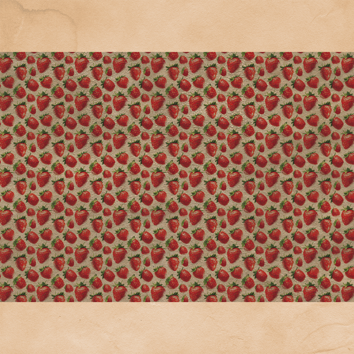 ペーパー【ロール紙43kg：2025いちごジャムラベル】 | デザイン